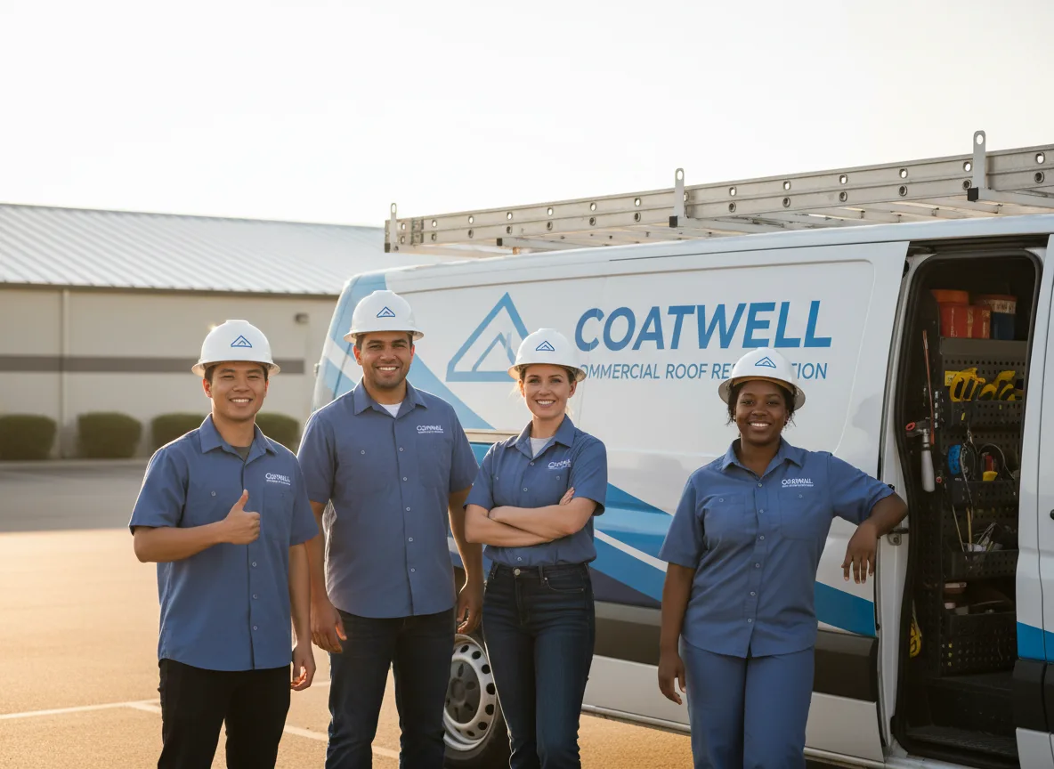 Commercial roof coating company in Harper, TX